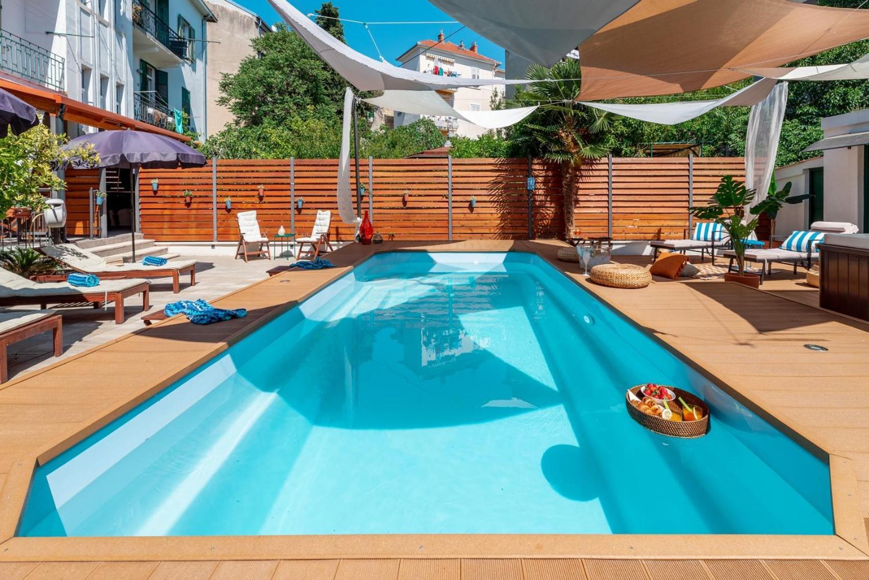 Evala Luxury Rooms With Pool And Garden Split Exteriör bild